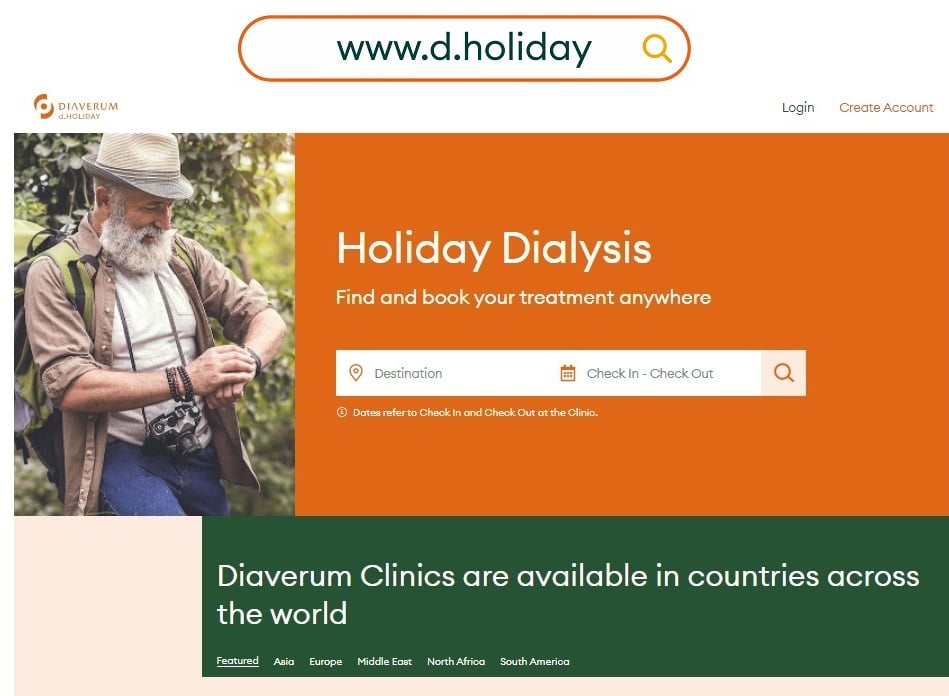 Holiday dialysis made simpler